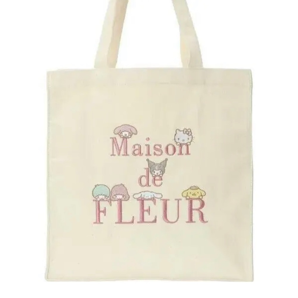 Cinnamoroll hello kitty Kuromi canvas tote bag